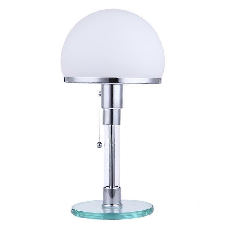 Modern Glass Desk Lamp for Bedroom and Living Room, Nordic Bedside Table Light with E27 Socket