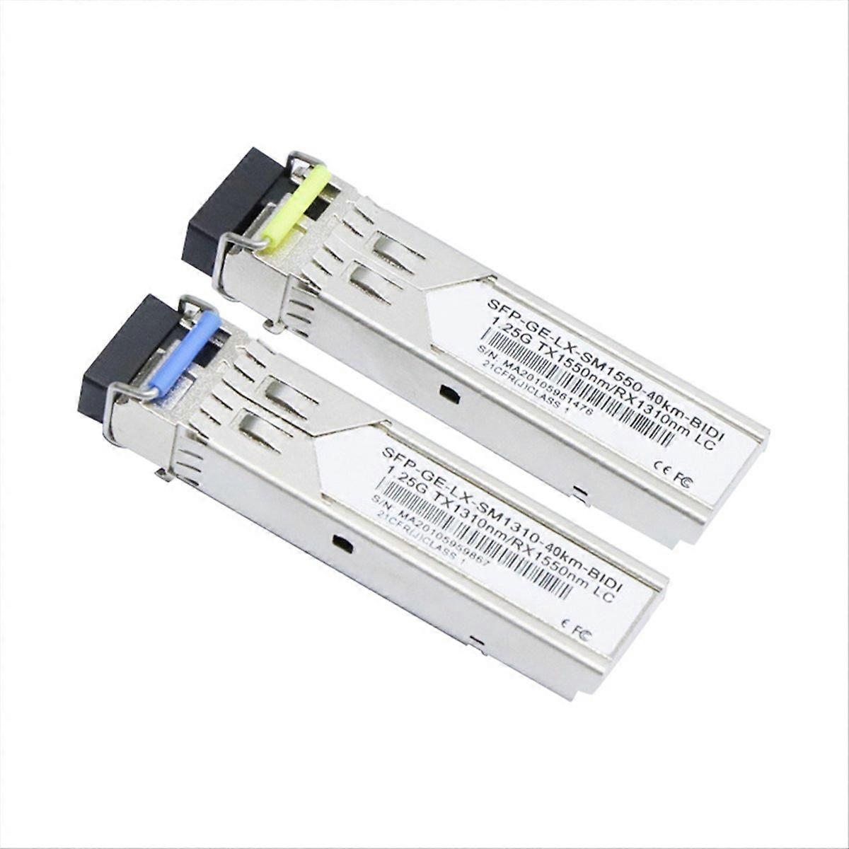 1Pair Gigabit Fiber SFP Module 1.25G Single Mode 40km
