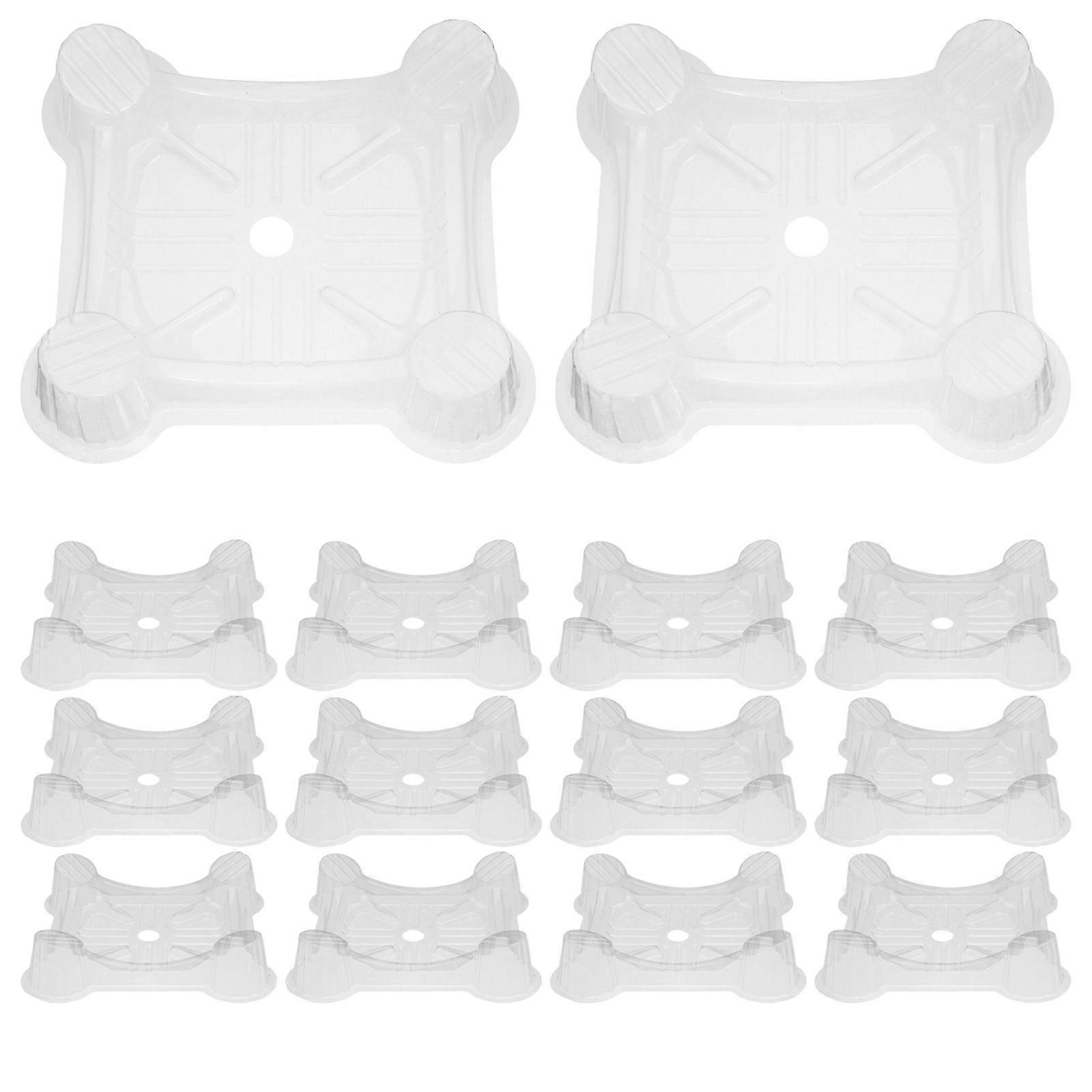 Plastic Melon Cradle for Garden Fruit Support Stand 20Pcs Transparent Holders