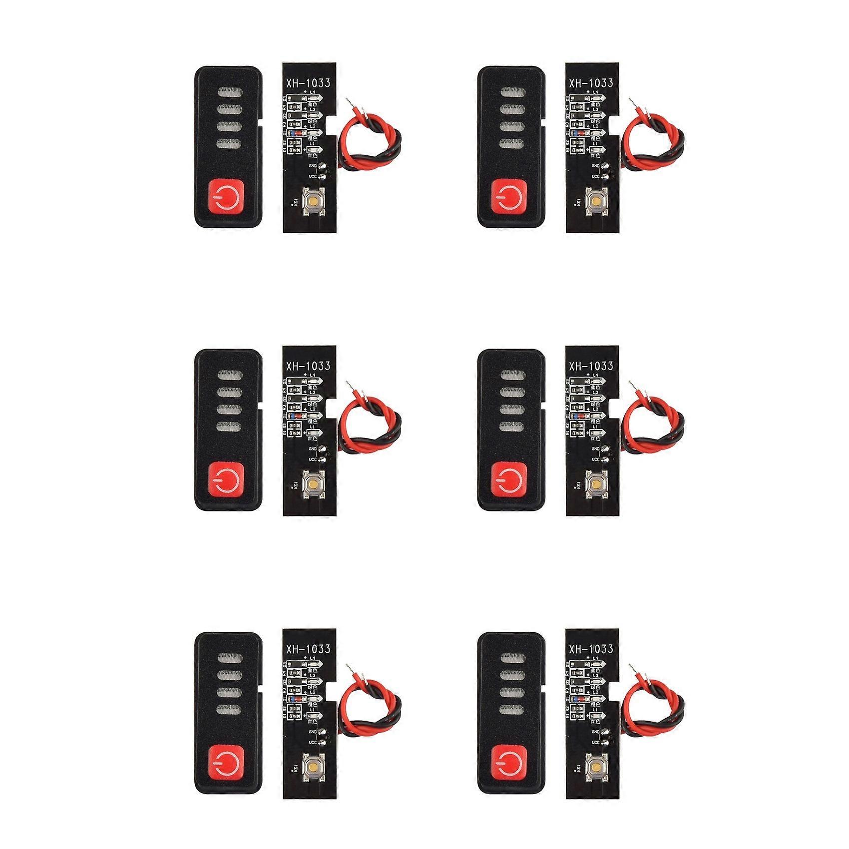6X Electric Drill Battery Indicator LED Display for Makita 18V /21V Lithium Batteries 18650 Capacity Visual Tool