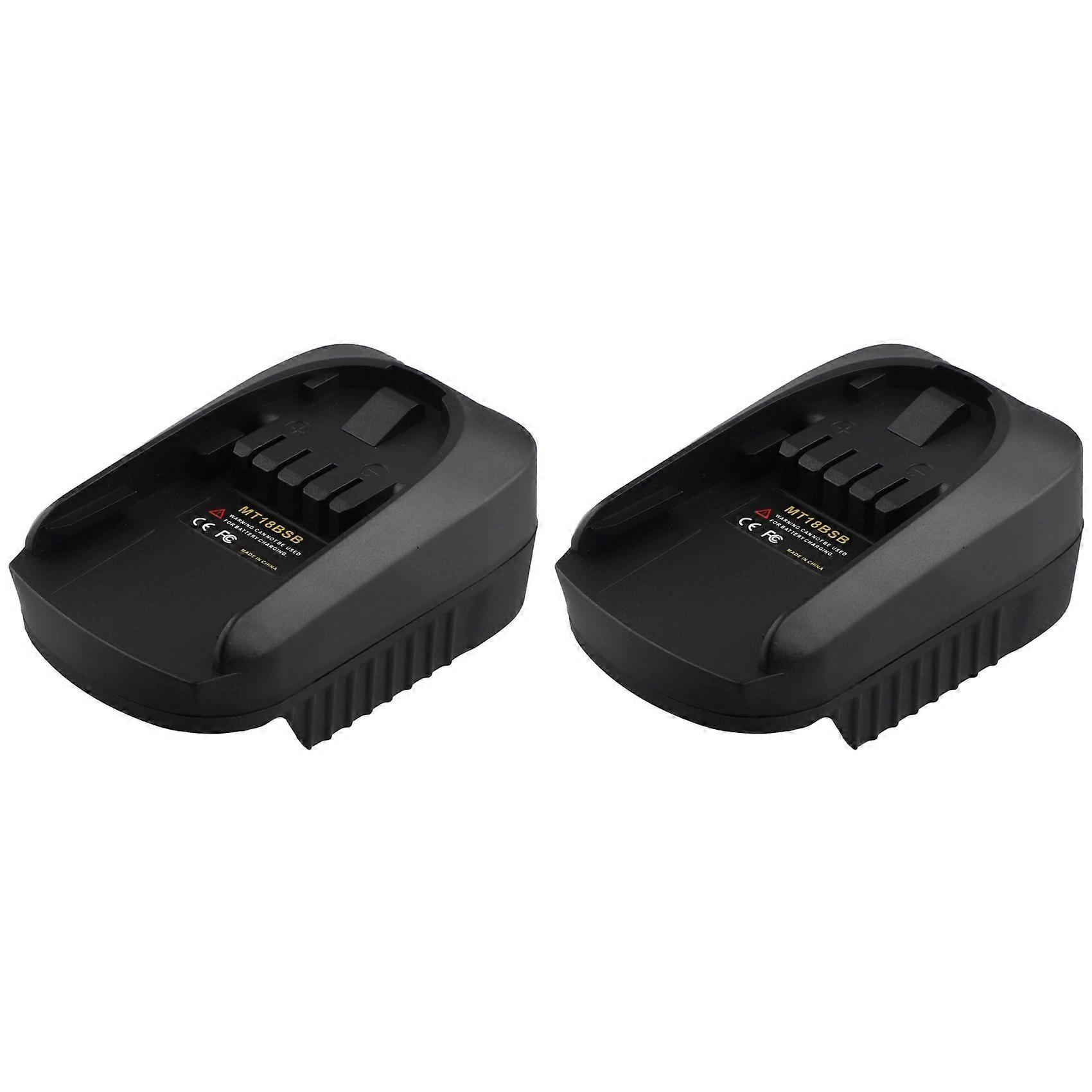 2X MT18BSB Battery Adapter for Makita BL1850 BL1860 Li-Ion Battery to for Bosch 18V Tool Replace Adapter