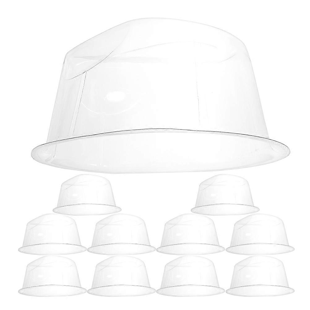 PVC Hat Display Stand for Home Use Transparent Keeps Hat Shape and Integrity 20pcs