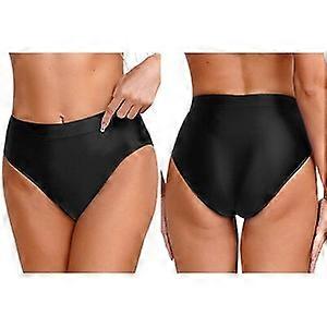 Womens Glossy Seamless Brief Stretch Full Coverage Panties Underwear