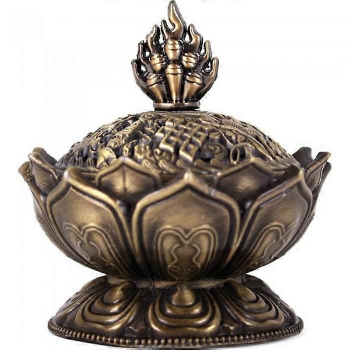 Something Different Metal Lotus Incense Cone Holder