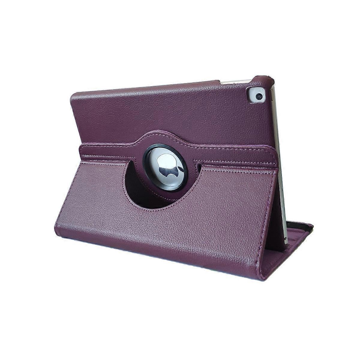 Stylish Case For Ipad 2020 8 10.2" Purple 9" Litchi Texture Rotating Leather No1302