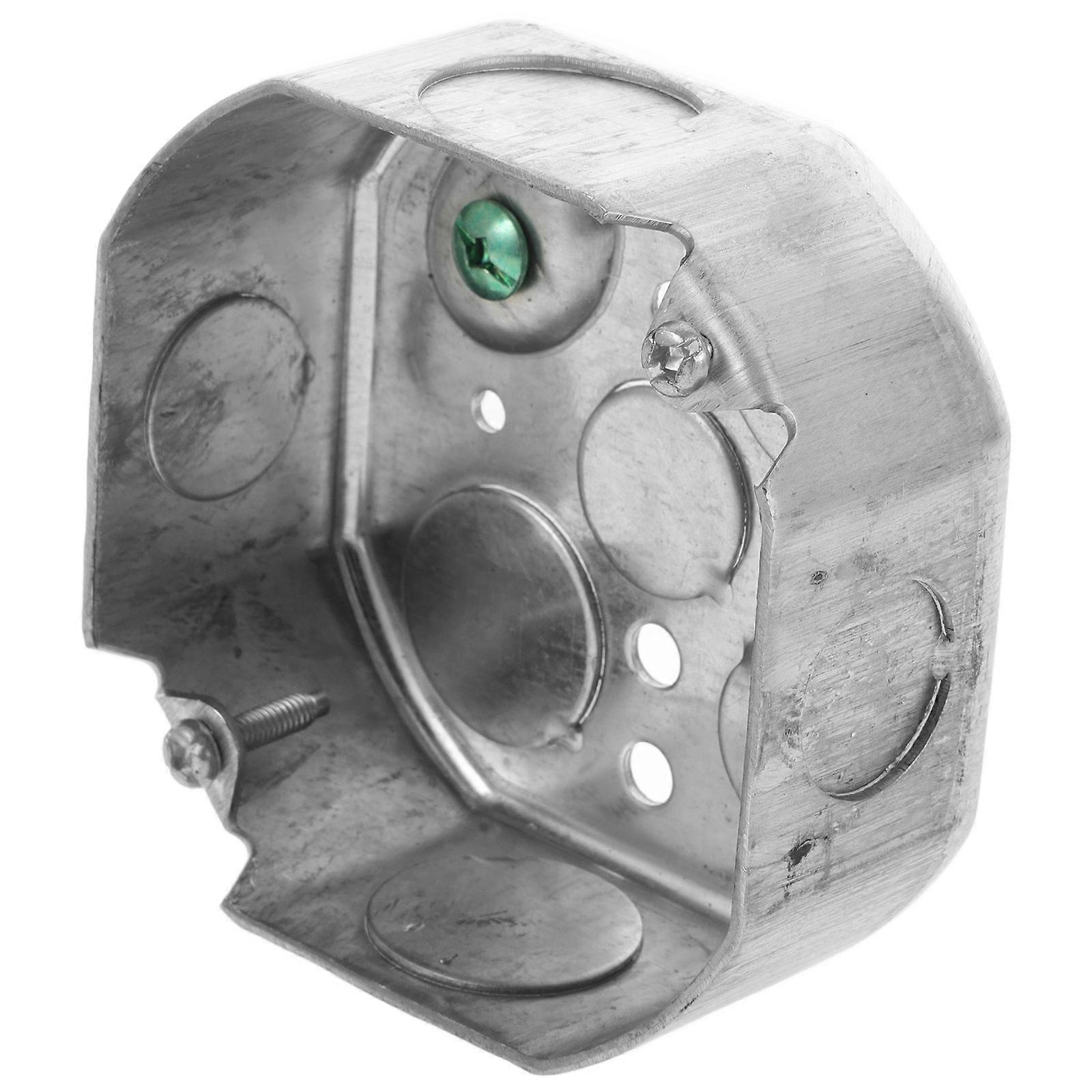 Silver Outdoor Electrical Junction Box for Storage and Safety