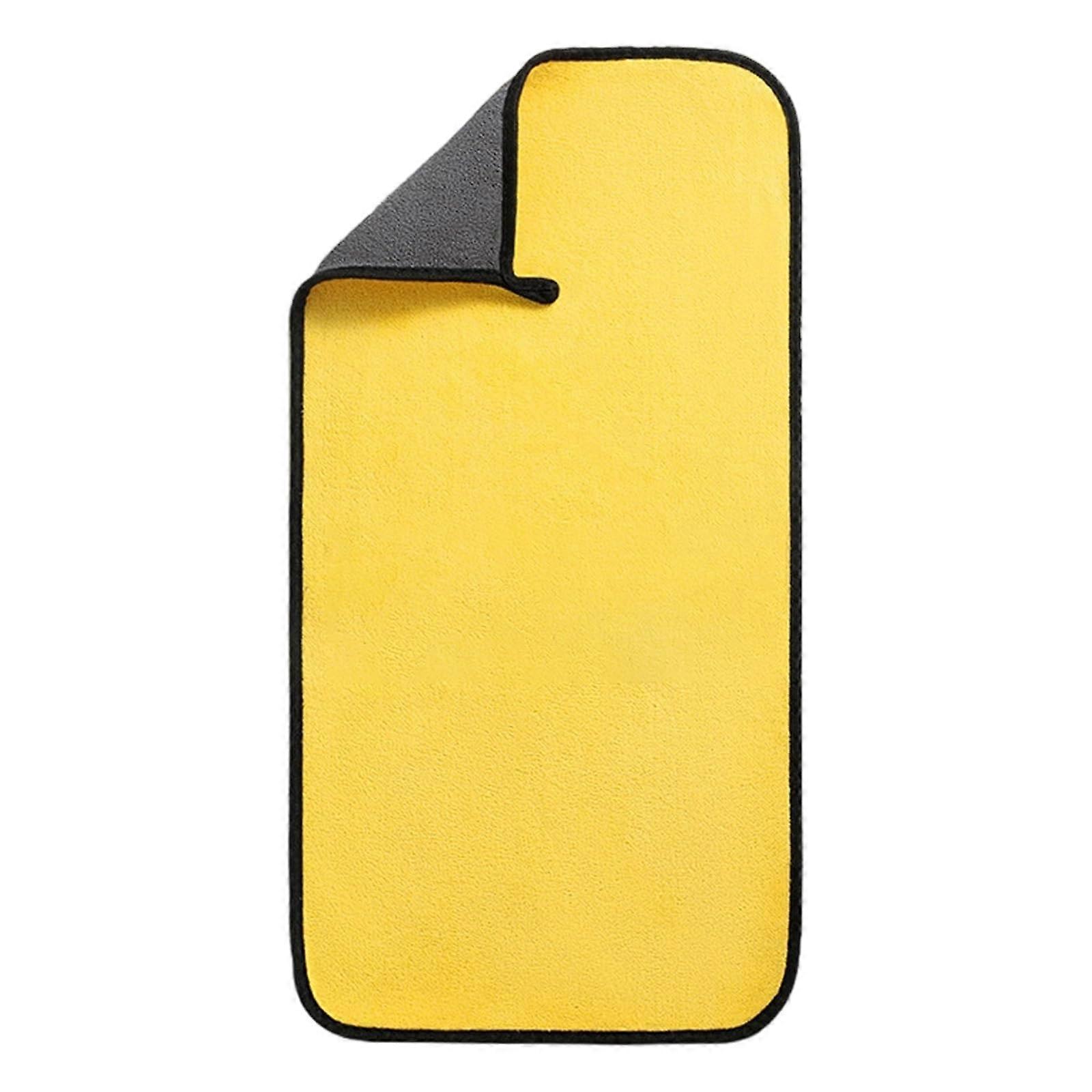 Microfiber Cleaning Cloth 30x60cm Double Layer Car Detailing Towel Scratch Quick Dry