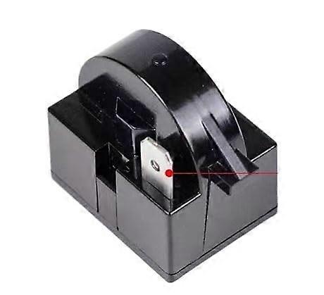 Refrigerator Compressor Starter Relay 1 Pin 15 Ohm with Overload Protector and Surge Suppression