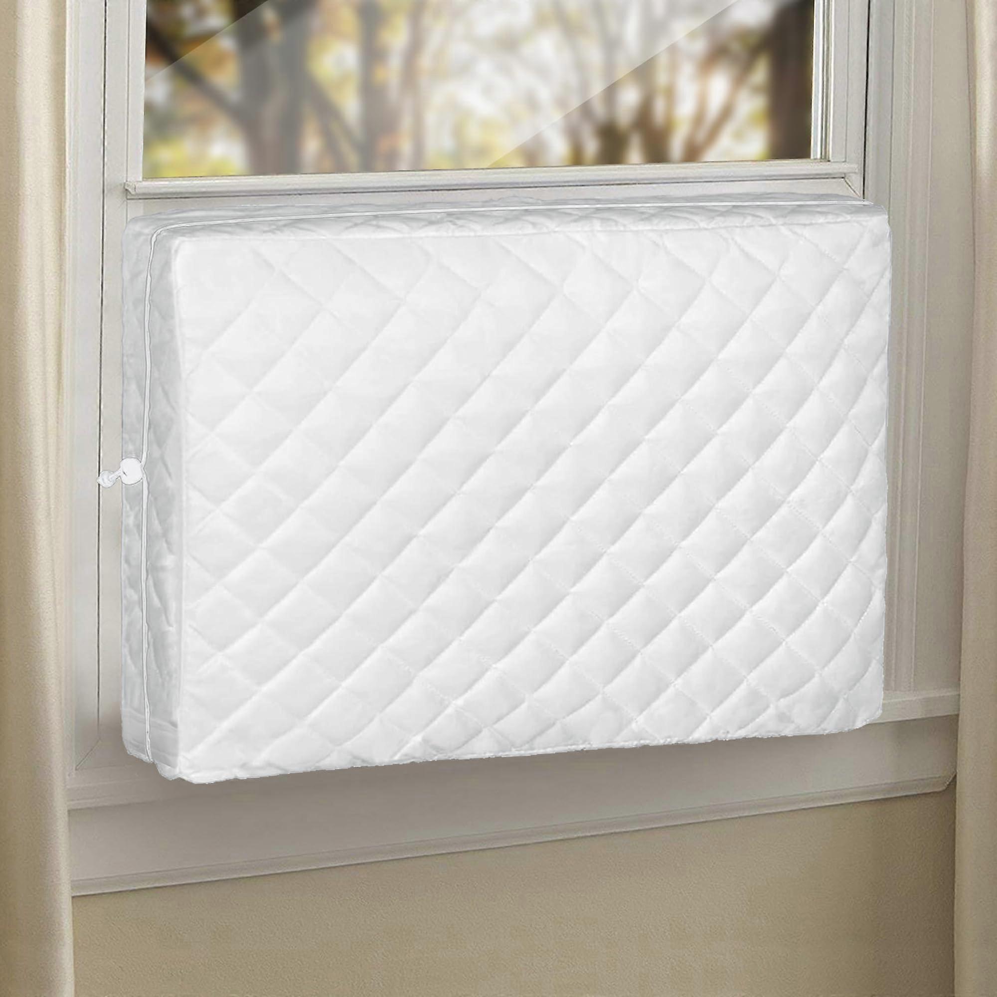 Window Air Conditioner Cover Indoor M Size 3Layer Insulation Snowproof Waterproof Draft Proof Energy Saving