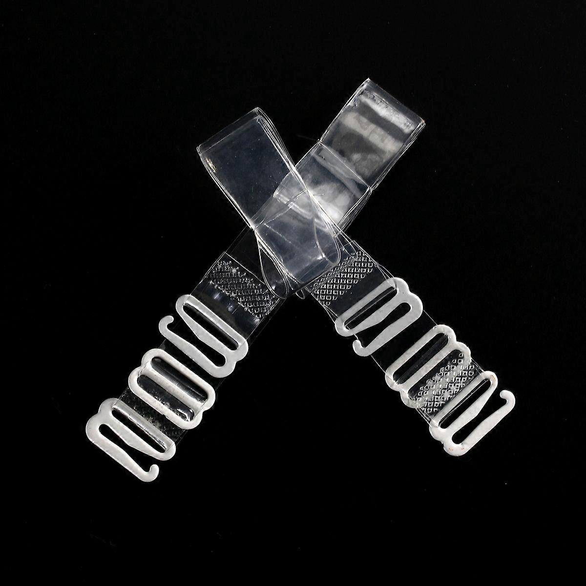 Bra Straps Replacement Clear Adjustable Invisible Elastic 6Pairs for Tops