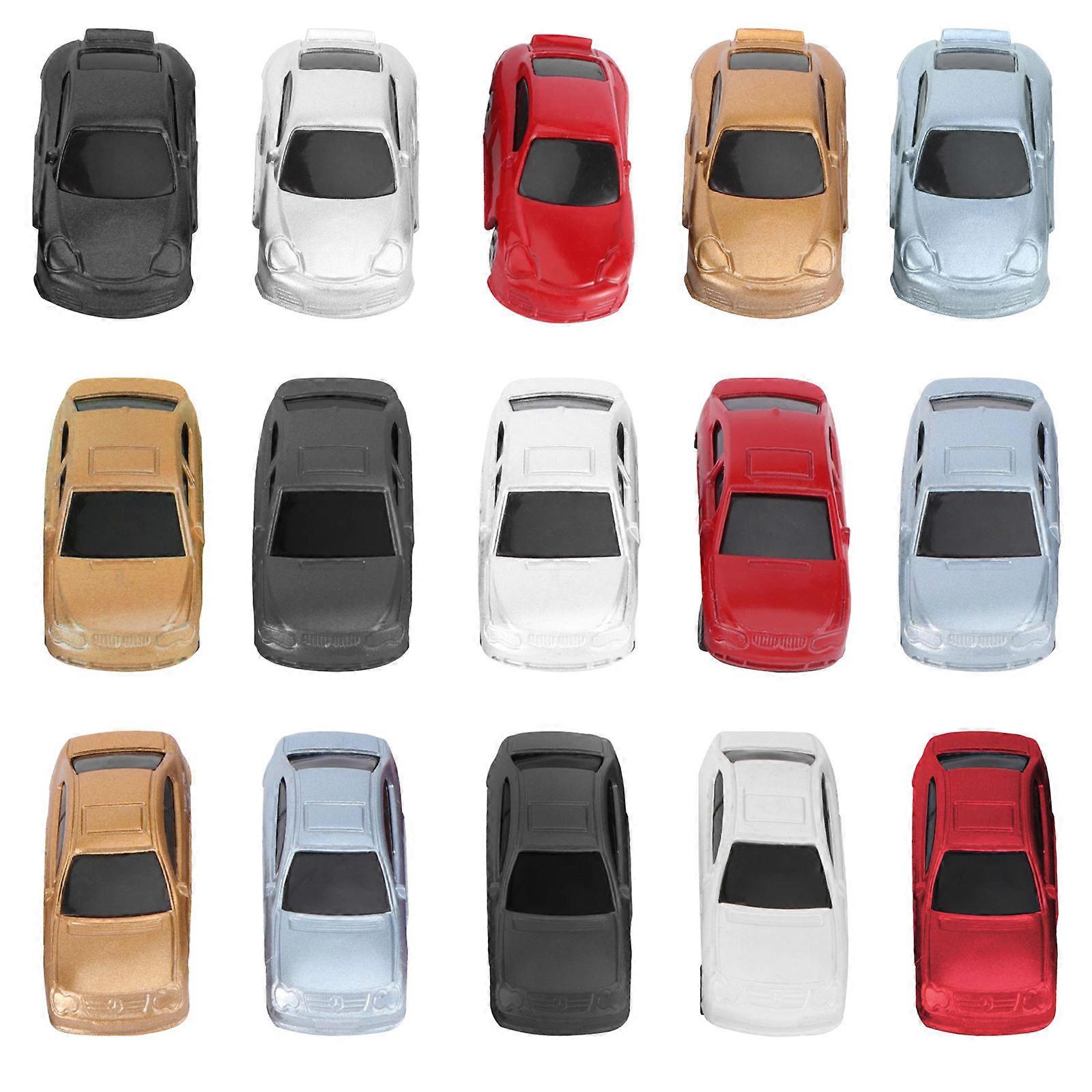 Painted Model Car Sand Table Car Model for Decor 50Pcs Assortment