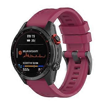 For Garmin Fenix 7X/7X Solar/Tactic 7 Strap 26mm Silicone Watch Band Quick Release