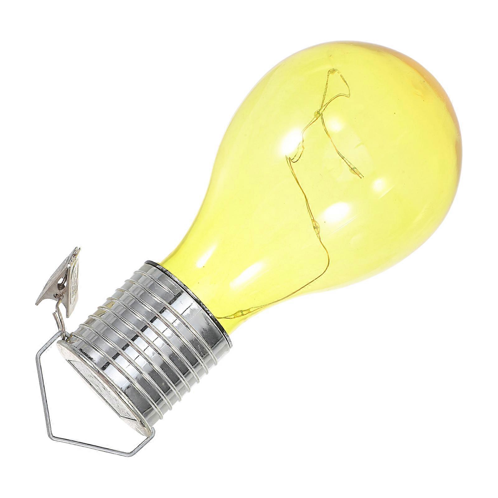 Solar Light Bulb Rotatable Waterproof Hanging Light Bulb for Garden Use