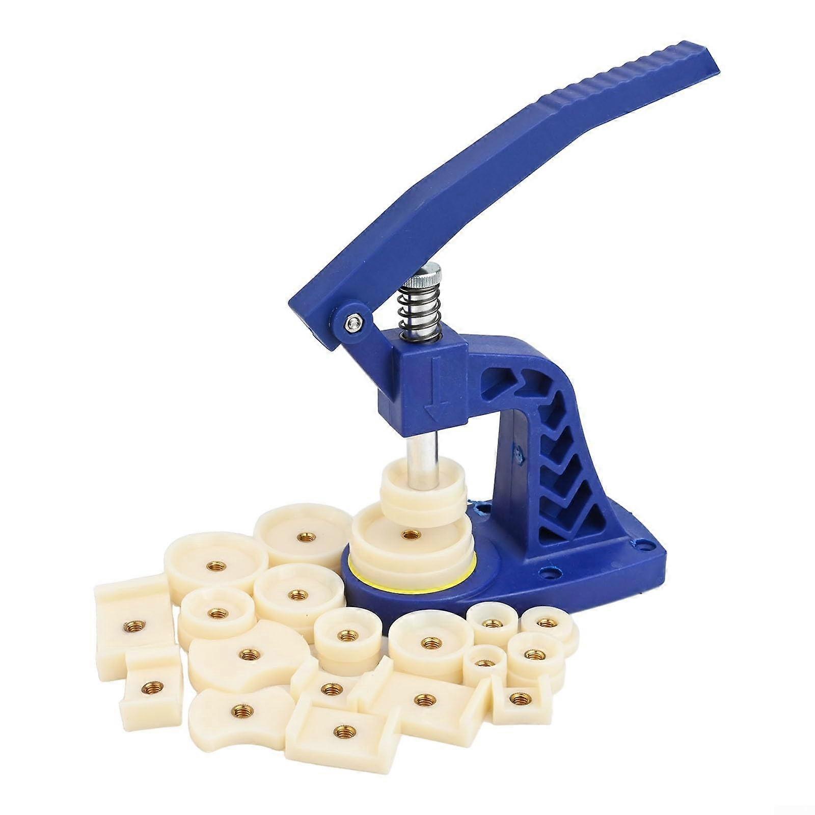 Watch Back Press Tool Kit with 20 Dies, Stable Base and AntiSlip Handle for Watch