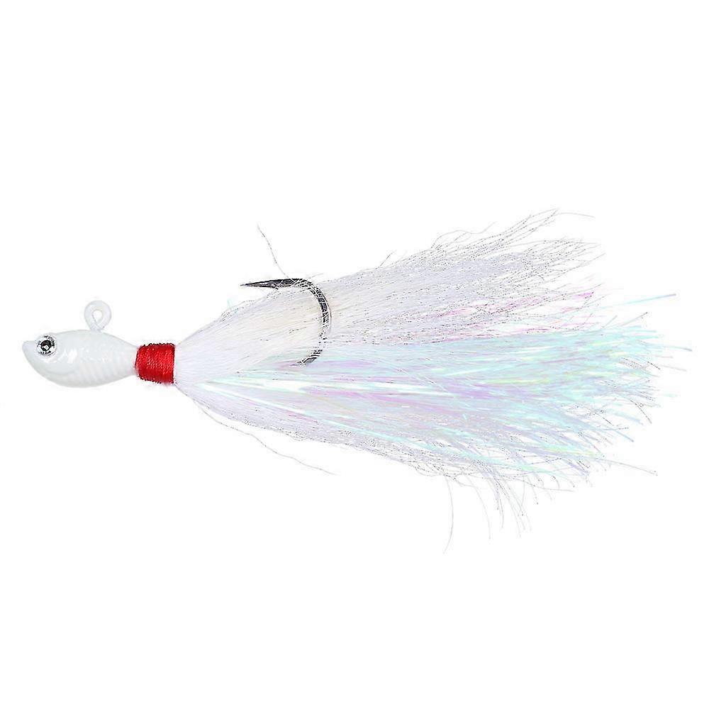 Fishing Lure Spinnerbait with Feather Hook Stable Propeller Rotation Weighted Casting 7g 85g