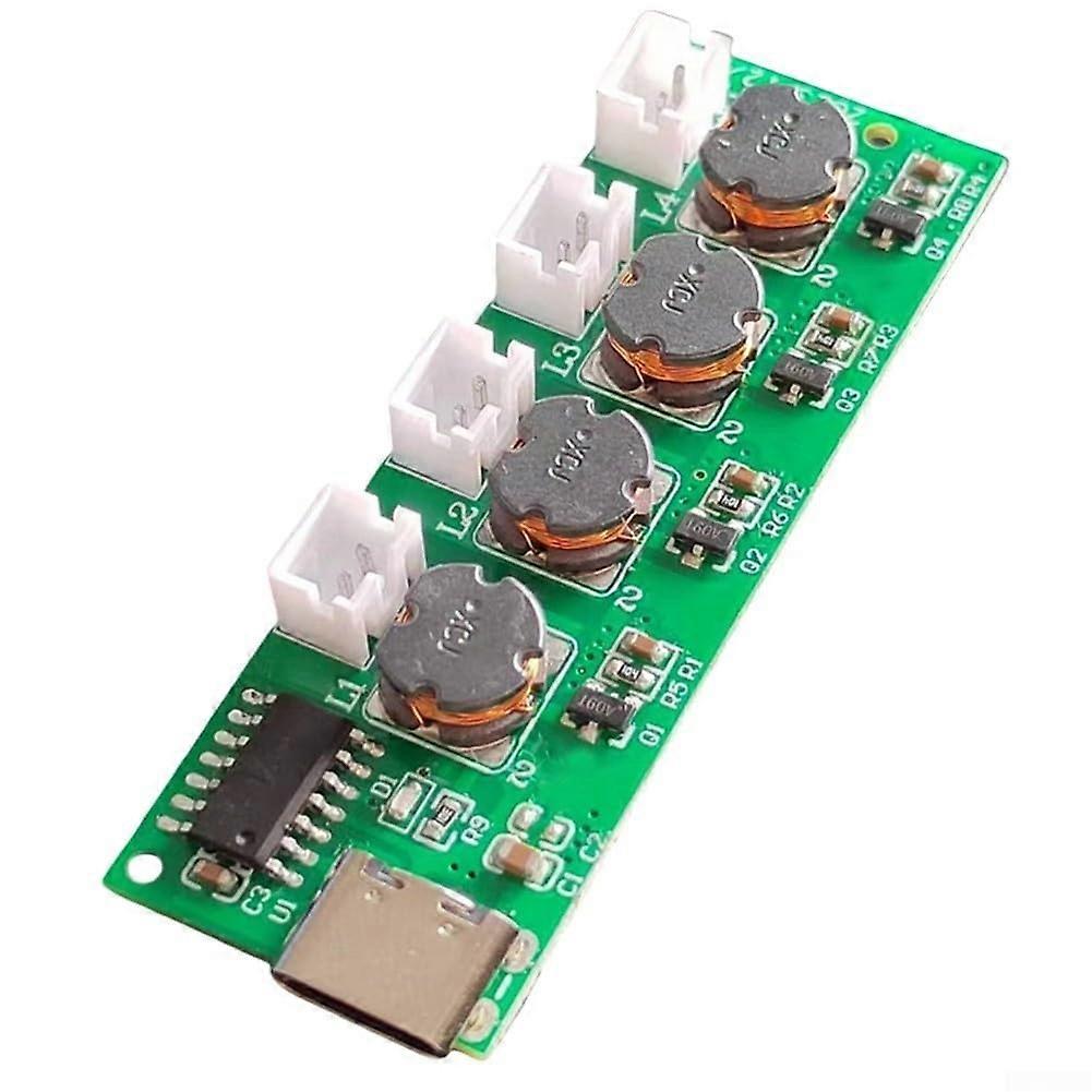 4Spray USB TypeC Humidifier Module with UltraFine Mist Output, 5V 2W Ultrasonic Atomizer Board