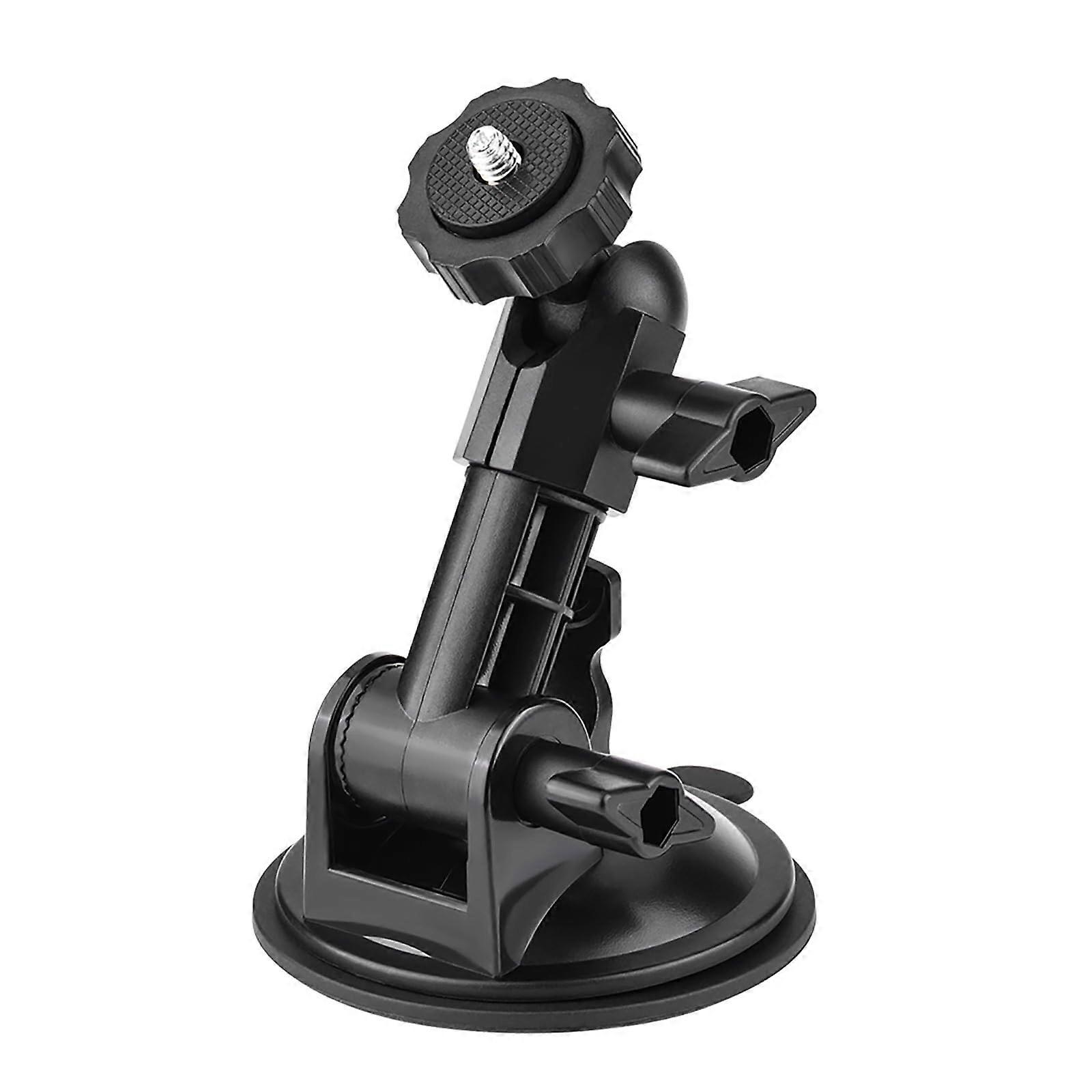 Car Camera Suction Mount with 83mm Large Suction Cup, Adjustable Windshield Holder for Action Cameras