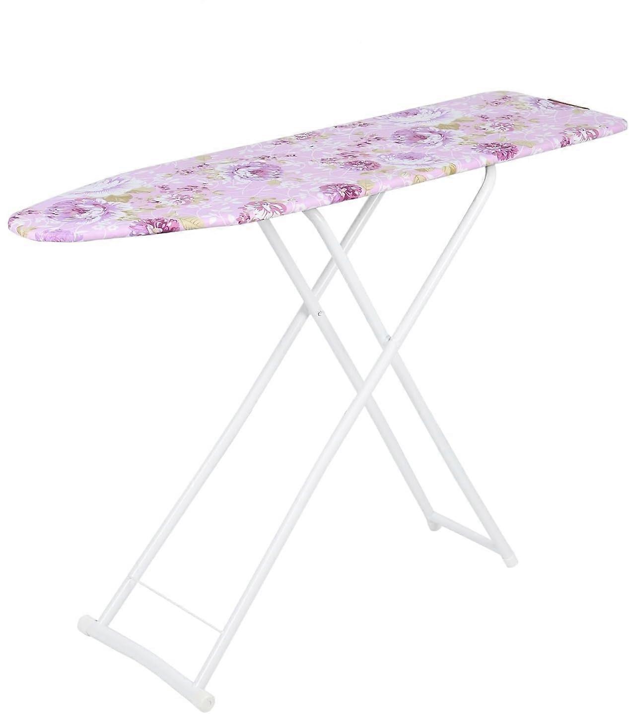 Folding Ironing Board with Adjustable Height, SpaceSaving Foldable Legs, HeatResistant Cover, Medium