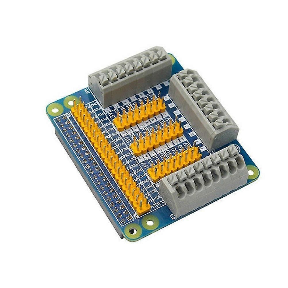 40Pin GPIO Expansion Board for Raspberry Pi 3B/3B+/4B with Screws and Jumper Caps