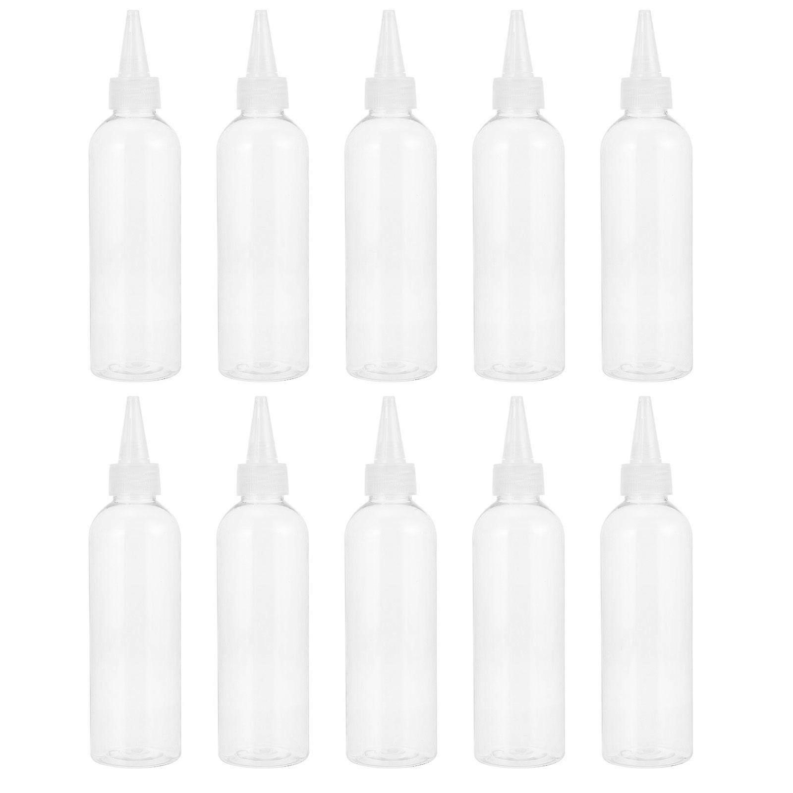 Handy 10pcs Multipurpose 200ml Pointed Mouth Squeeze Bottles