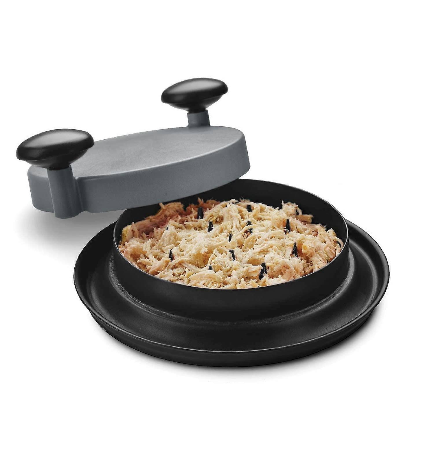 Meat and Chicken Shredder Tool with Ergonomic Handle for Fast Pulled Pork BBQ Kitchen Grey