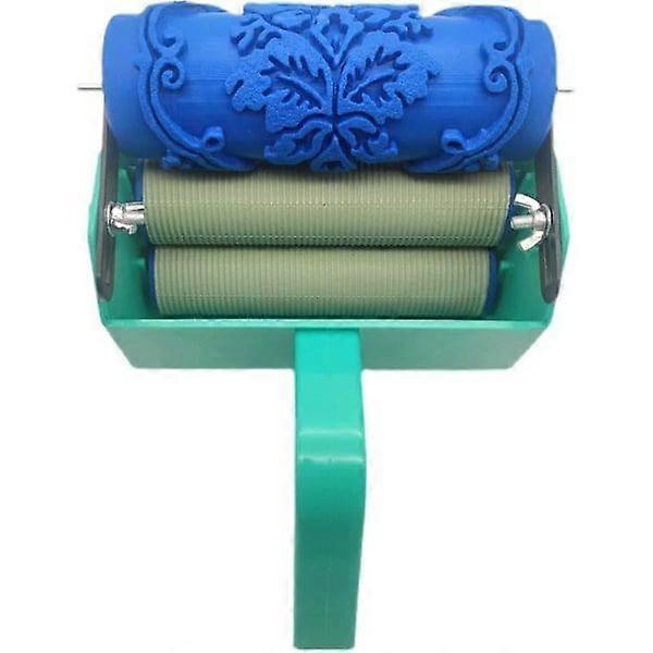 DIY Pattern Rollers Portable Paint Roller Home Decoration Professional Plastic Handle Painting Machine