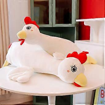 Cozy Touch 75cm Peluche a forma di gallo con imbottitura in cotone PP e lunga striscia di pollo
