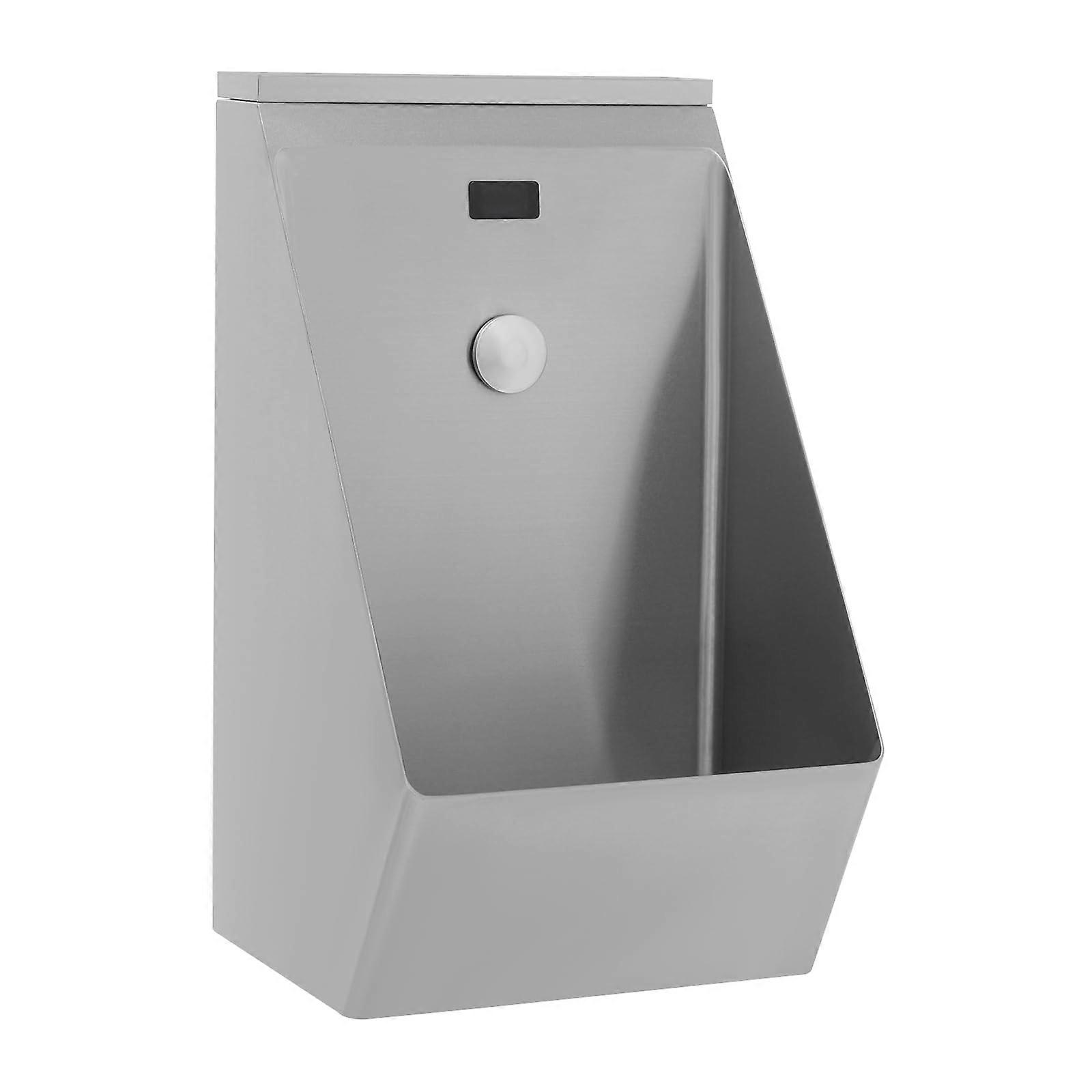 Automatic Sensor Urinal 304 Stainless Steel Wall Mounted Water Saving Flush for Commercial Restrooms