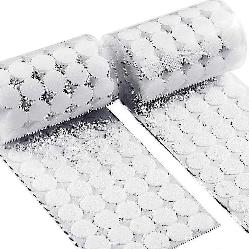 15mm Hook And Loop 100 Pairs Diameter Hook And Loop Self Adhesive Round
