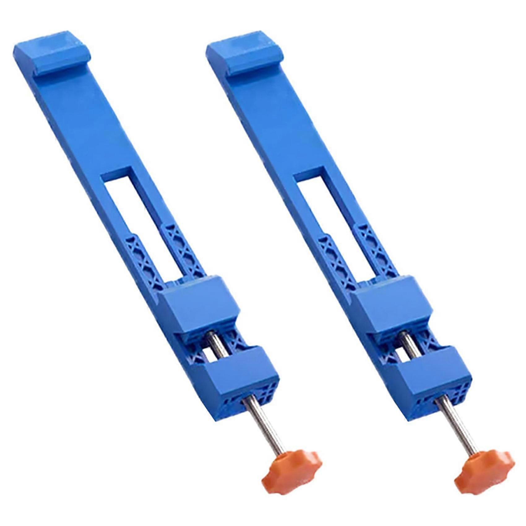 Adjustable Cutting Machine Base Guide,Electric Circular Saw Milling Positioning Clamp, Precision Wood Cutting Guide 2Set