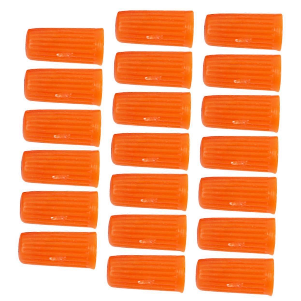 20pcs Eyelash Glue Nozzle Tips Precision Bottle Caps Replacement Anti Clog for Lash Extensions