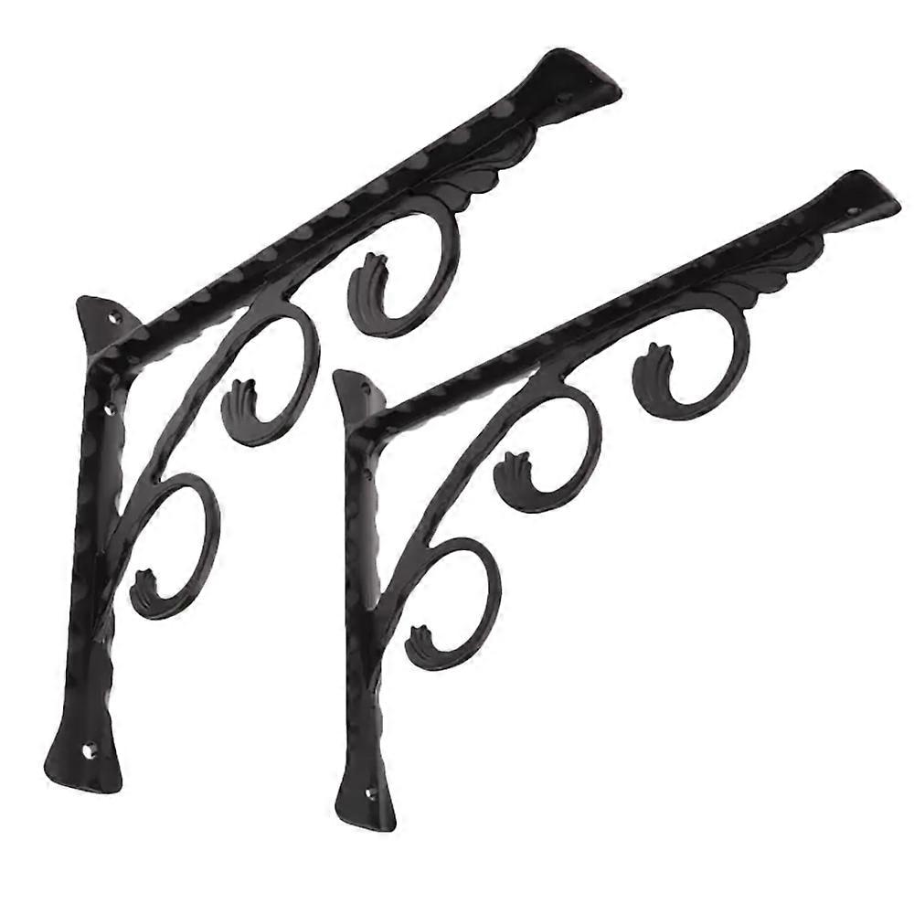 2Pcs Wall Mounted L Shaped Angle Bracket Multifuntional Brace Shelf S