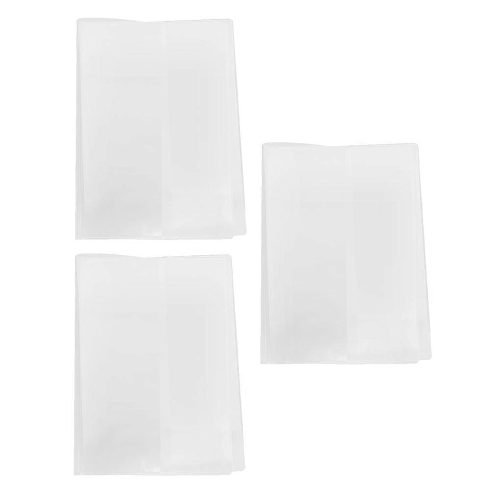 A5 Waterproof Clear Book Covers Transparent Notebook Protector 6Pcs