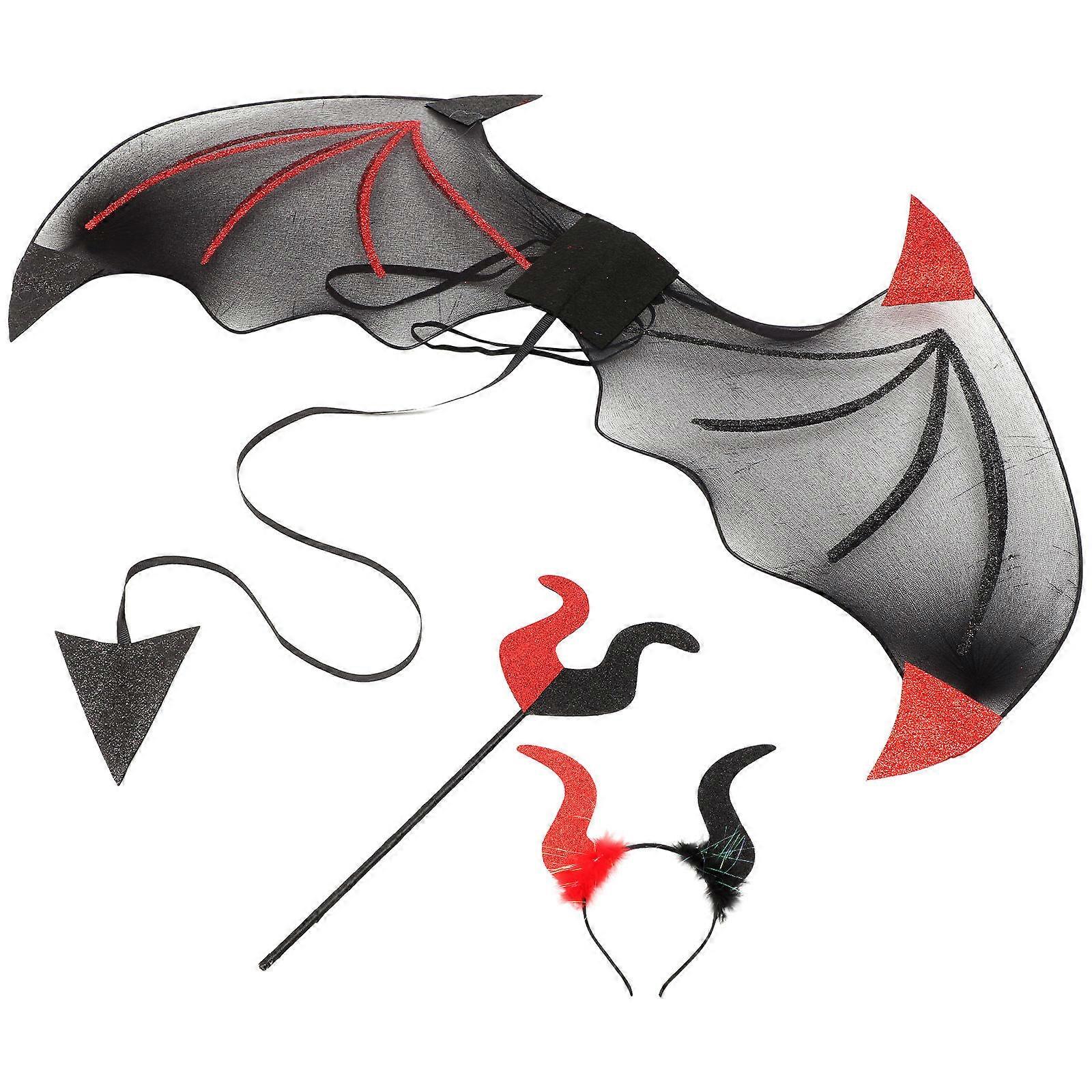 Halloween Costume Set Wing for Party Use 1Set