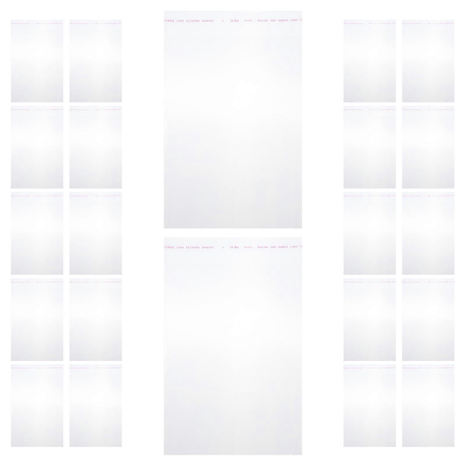 Transparent Bread Bag Plastic Self Adhesive Bread Packaging Bags 100Pcs