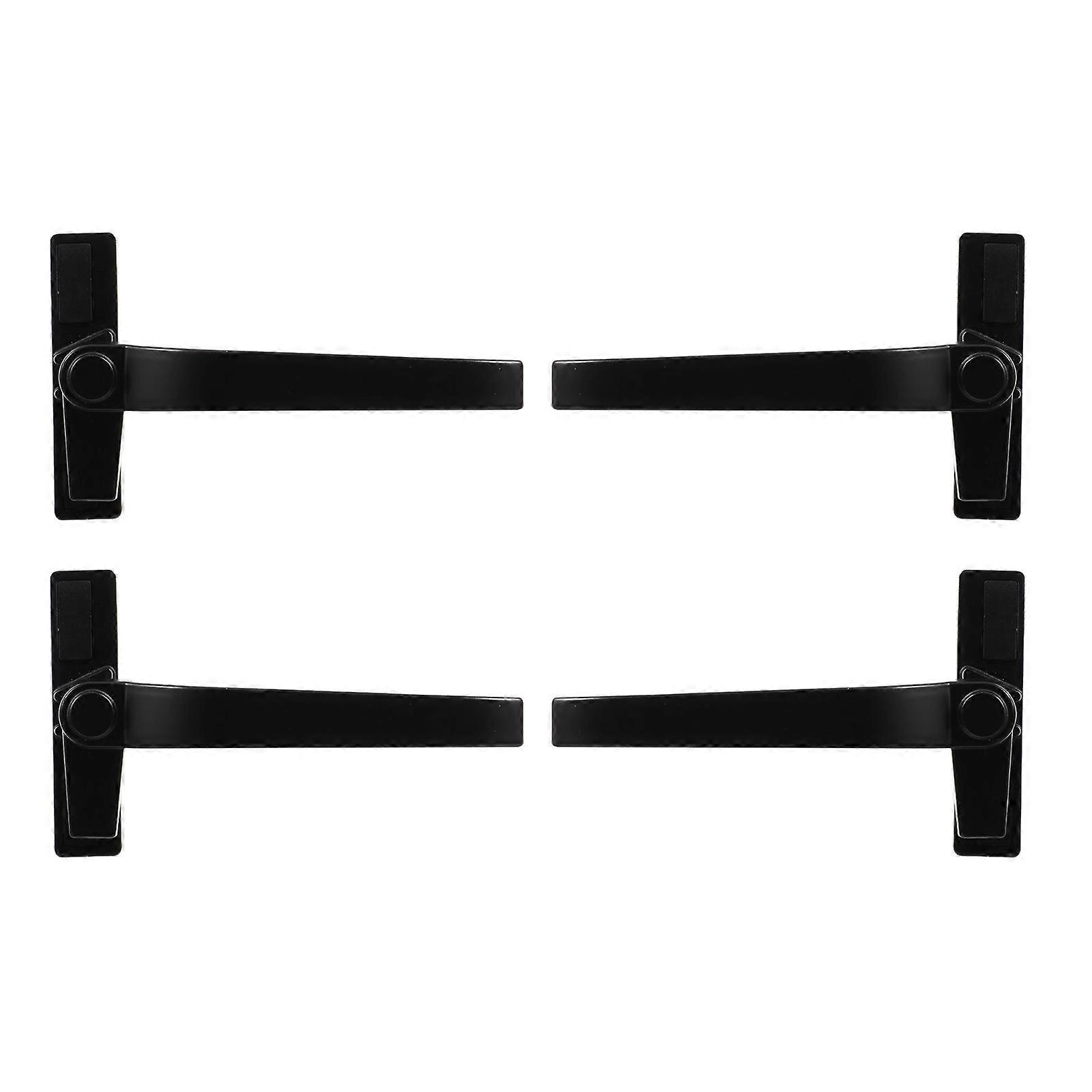 Window Handle Aluminum Alloy Window Handles for Windows 4Pcs Modern Black Set