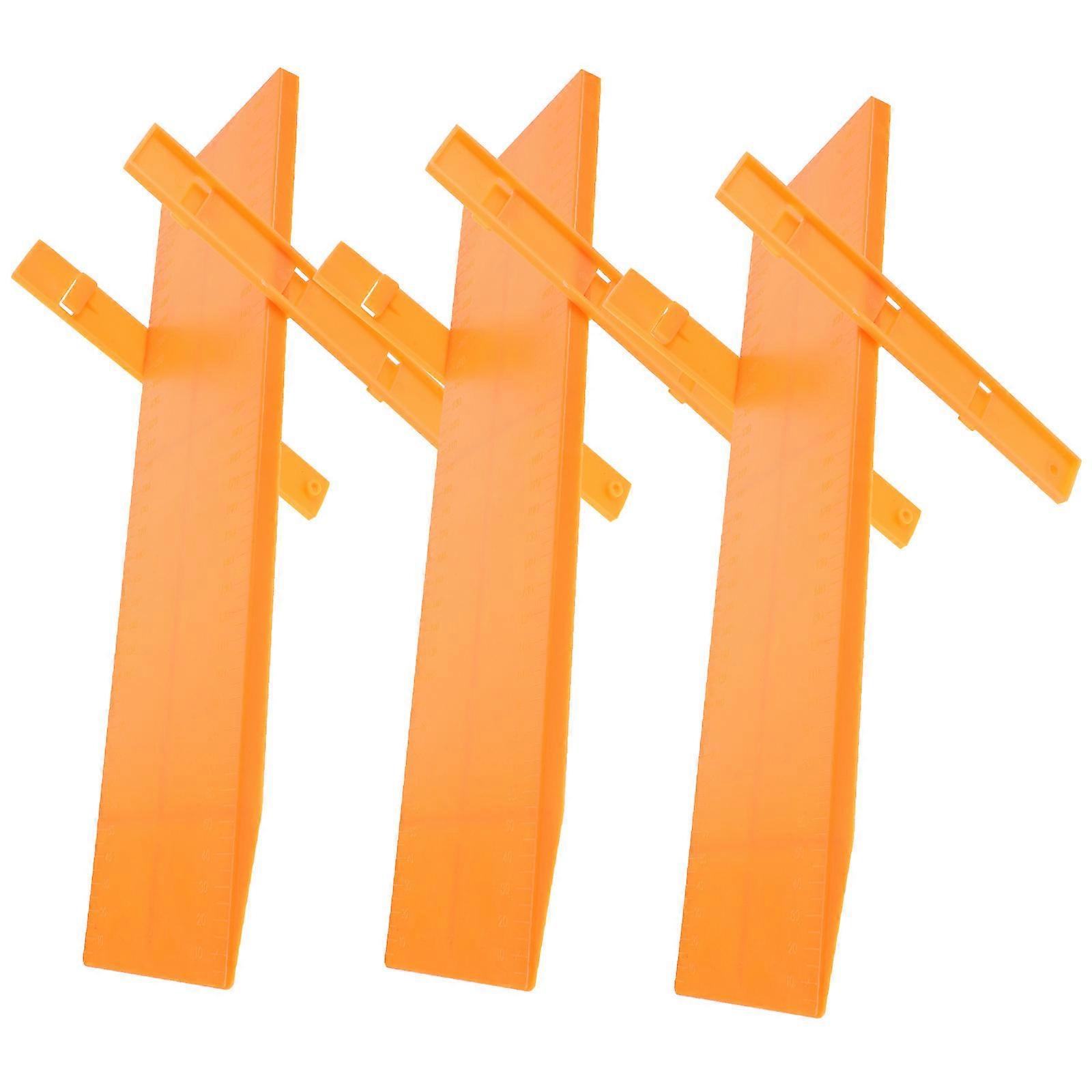 Physics Experiment Tool Inclined Plates Plastic Slopes 3Pcs Set