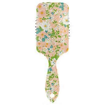 Brosse démêlante à picots de longueurs différentes pour cheveux mouillés et secs, brosse plate anti-frisottis, format voyage