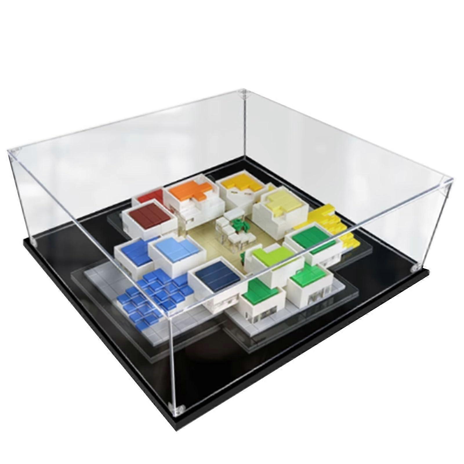 Acrylic Display Case for  21037 Room Model, Clear Dustproof Stackable Protective Box