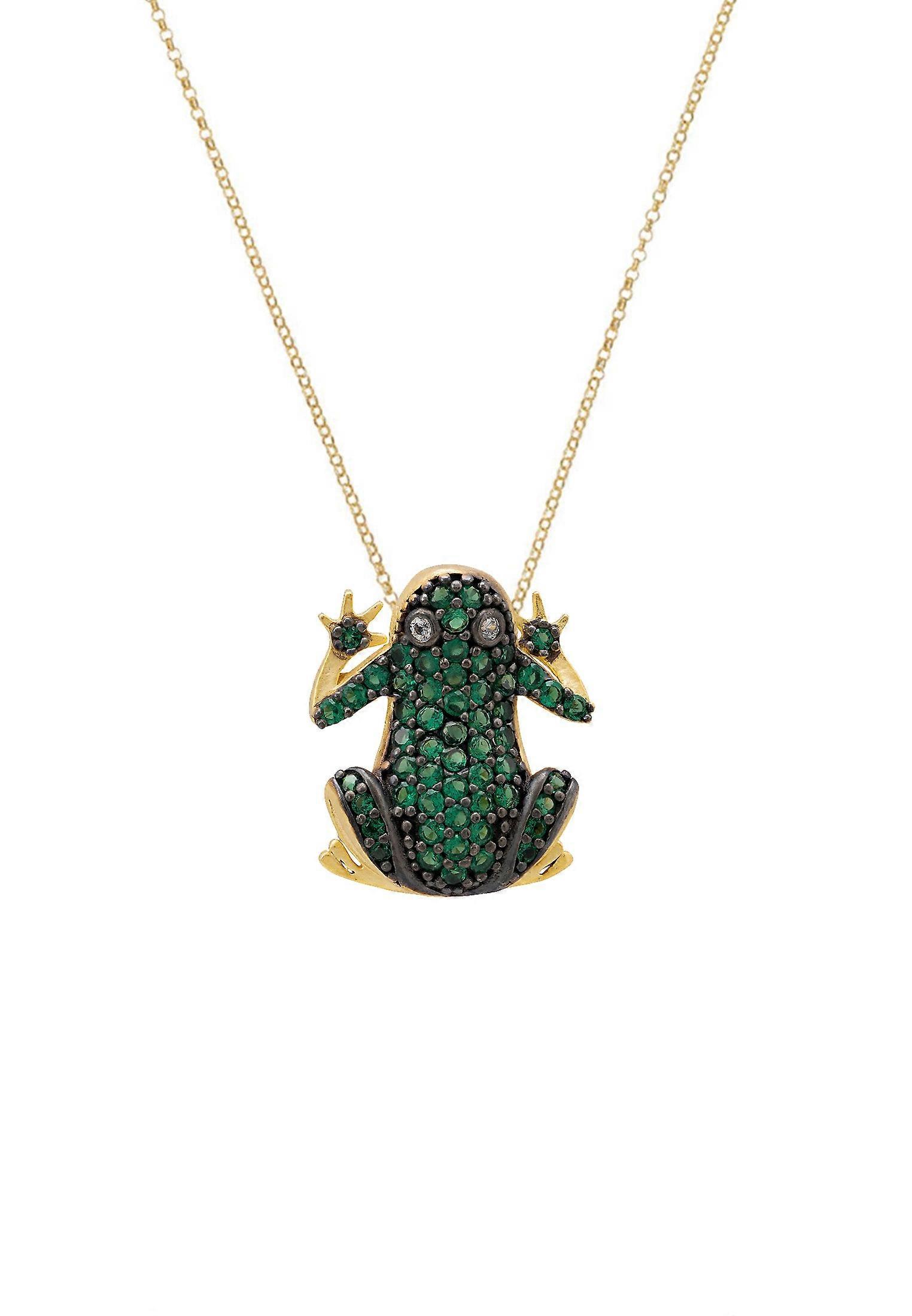 Frog Prince Necklace Gold