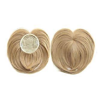 Haarstukje van echt mensenhaar met clipsluiting voor vrouwen met dunner wordend haar, voor een natuurlijke bedekking van de kruin.
