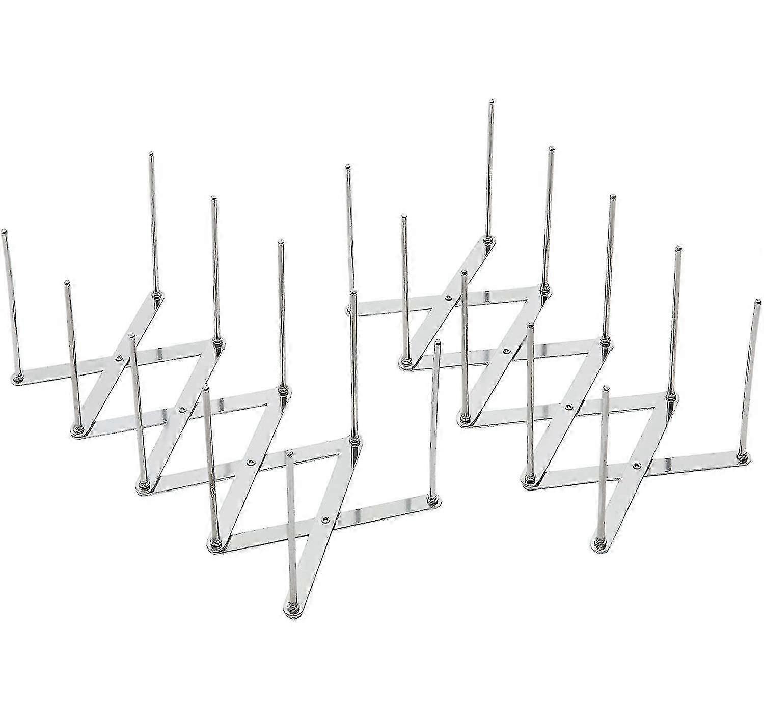 2 pièces extensible pot lid support en acier inoxydable