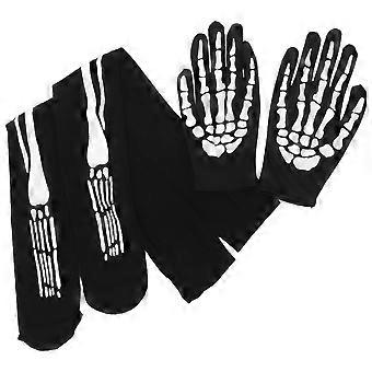 1 Set Halloween Menselijk Skelet Sok en Handschoenen Halloween Kousen Halloween Feest Gunst