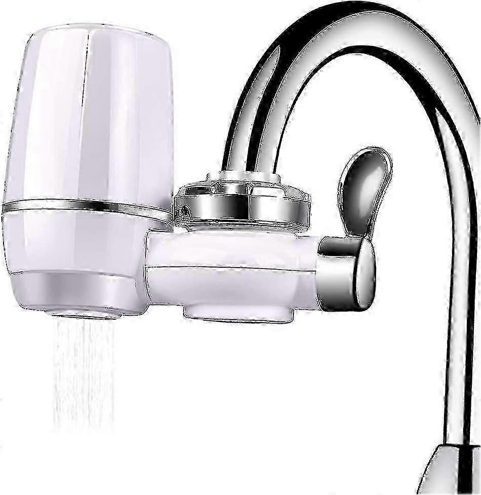 Faucet Water Filter, Highly Efficient Splash Proof Water Purifier A