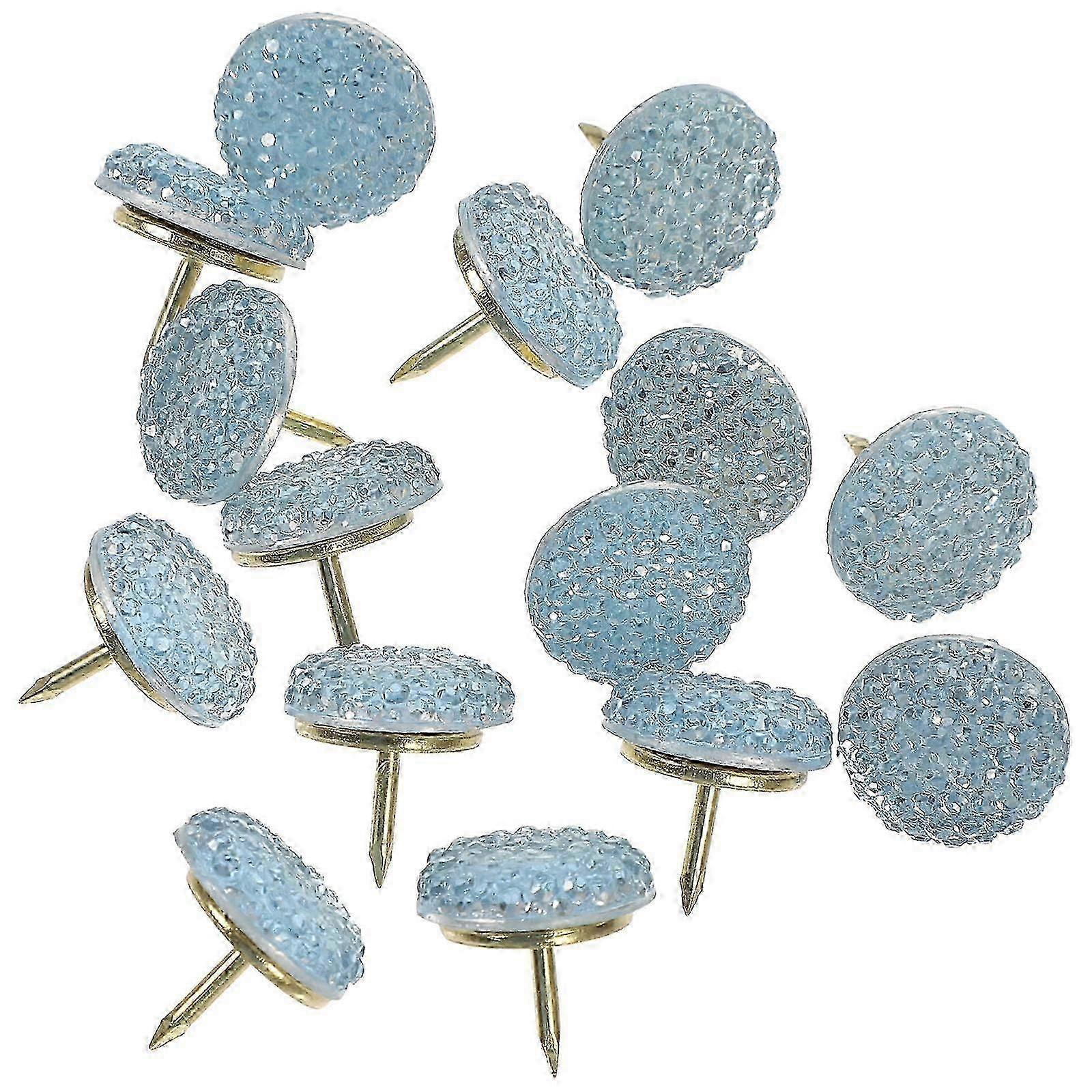 Multi-Function Thumbtacks Candy-Like Push Pin for Fixing 60Pcs Blue