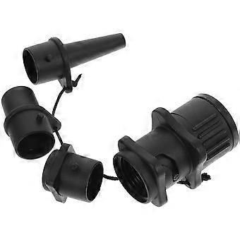 Pump Adapter Air Compressor Connector for Kayak 20Pcs Black ABS Material