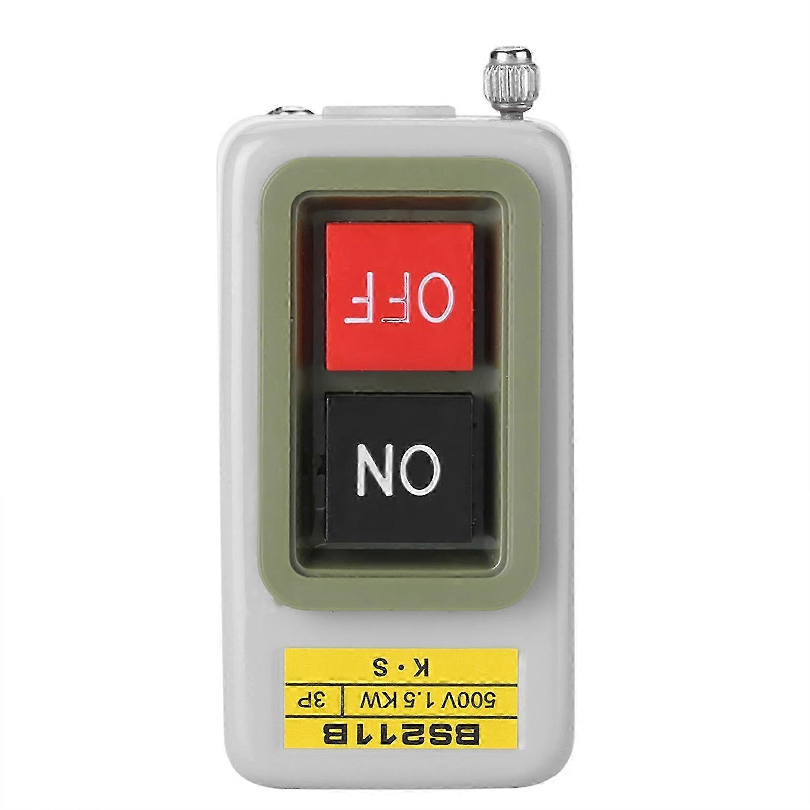 Self Locking 3P On/Off Power Push Button Switch AC 220V/380V BS211B