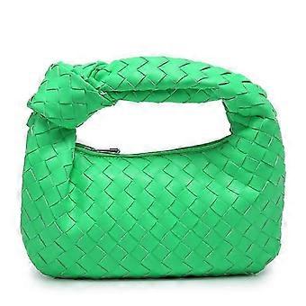 Geweven leren Hobe Dumpling Bag Dinerhandtas voor vrouwen Portemonnee Hobo-tas Geknoopte geweven zomerclutch
