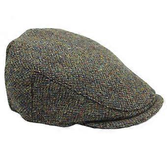 Highland Harris Tweed Flat Cap ZH014 Forest