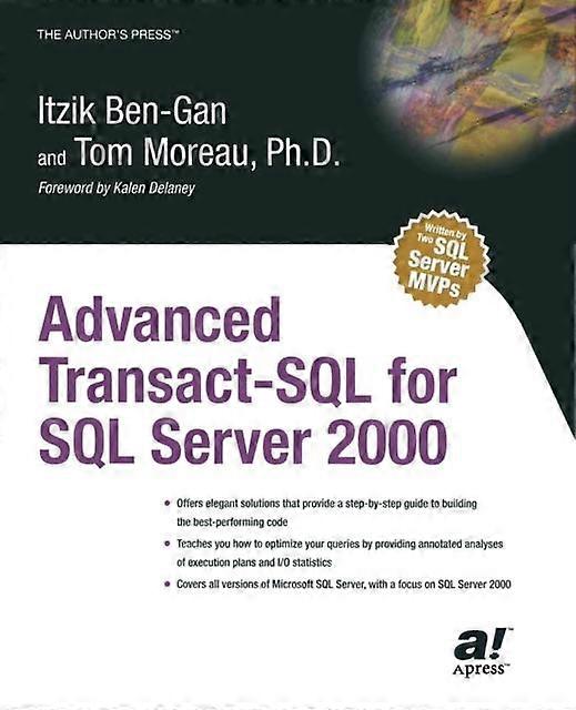 Advanced Transact-sql For Sql Server 2000 - Itzik Ben-Gan - Paperback - en Book